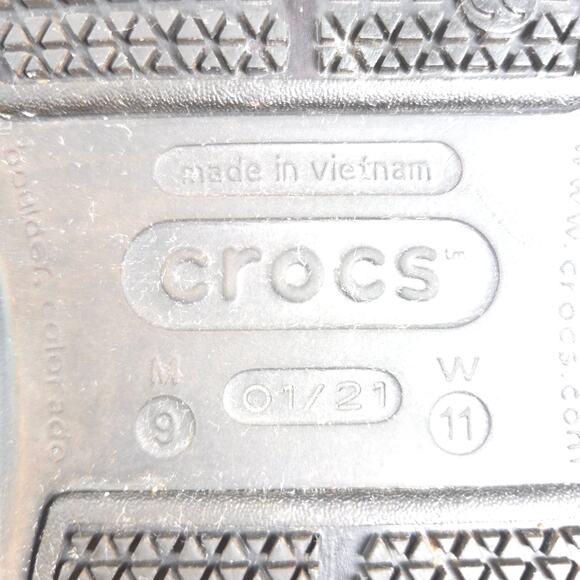 Lite Ride by Crocs Casual Slip On Comfort Mule Clog Womens Size 11 Mens 9 Black - Picture 7 of 9